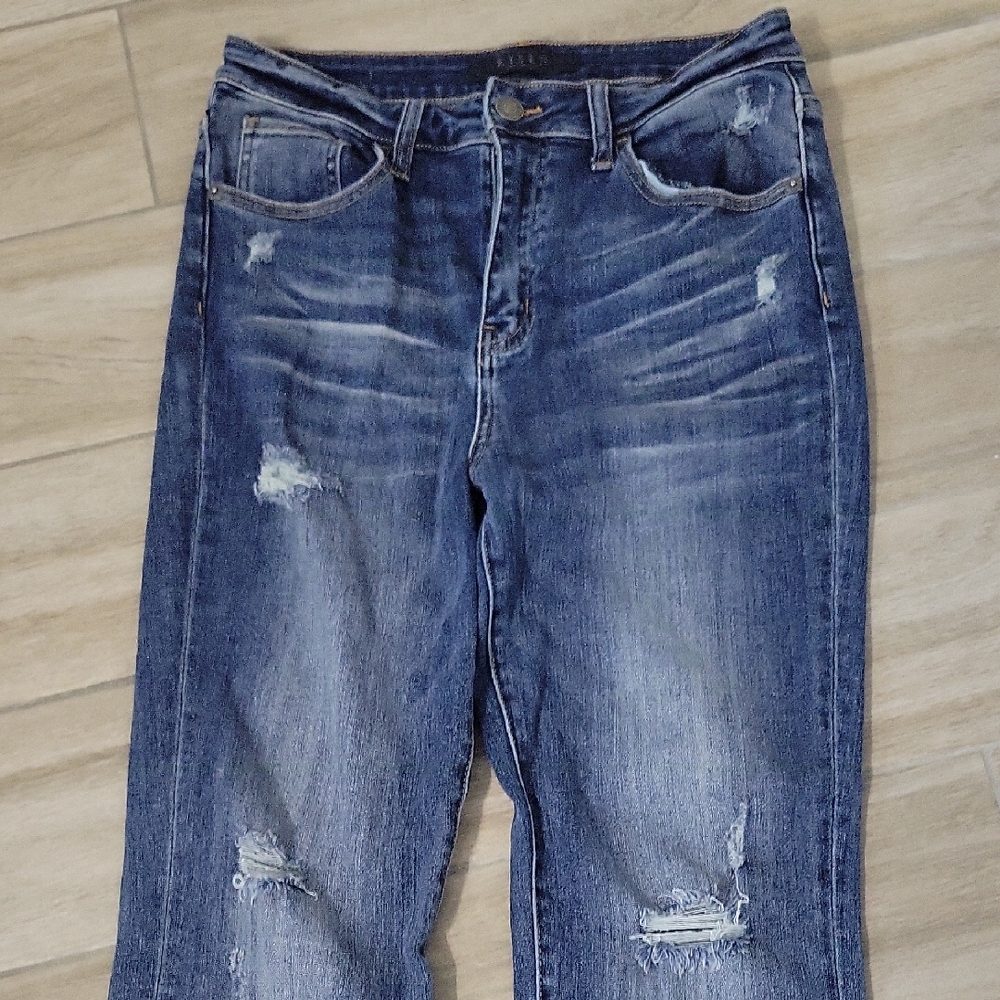 Casual Blue Boyfriend Jeans